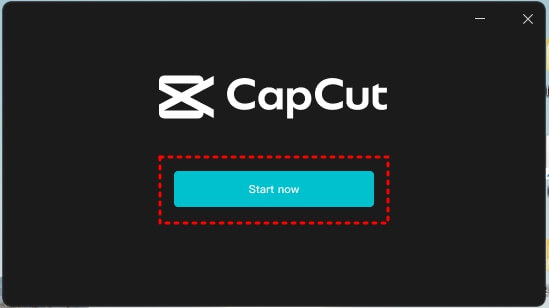 CapCut 실행