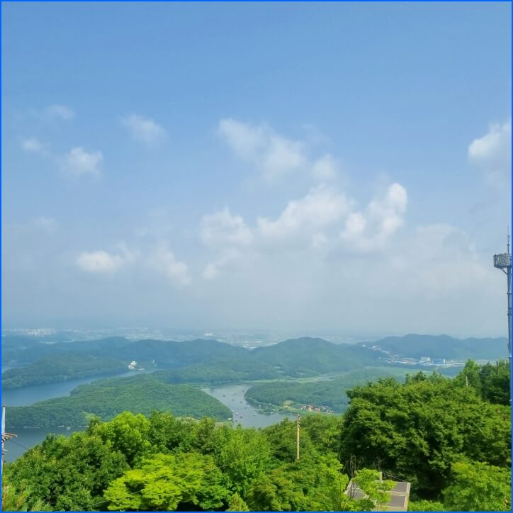 두타산 한반도 지형