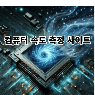 컴퓨터 속도 측정 사이트 : 컴퓨터 성능 측정 프로그램 추천 TOP 6.